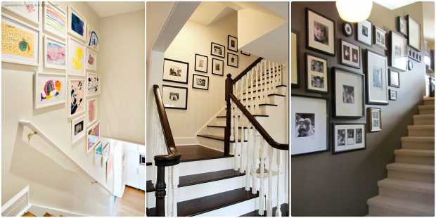 como+decorar+a+escada+de+casa+com+quadros+blog+essenciapink